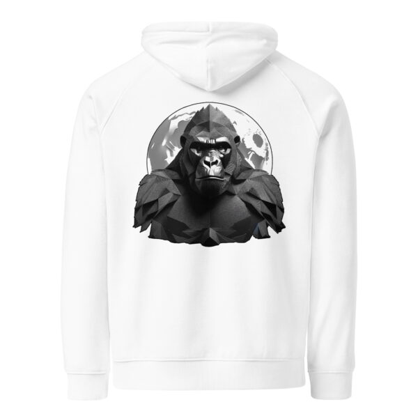 Sweat à capuche écologique Raglan unisexe "Mountain Kong : L’Appel des Cimes" – Image 4