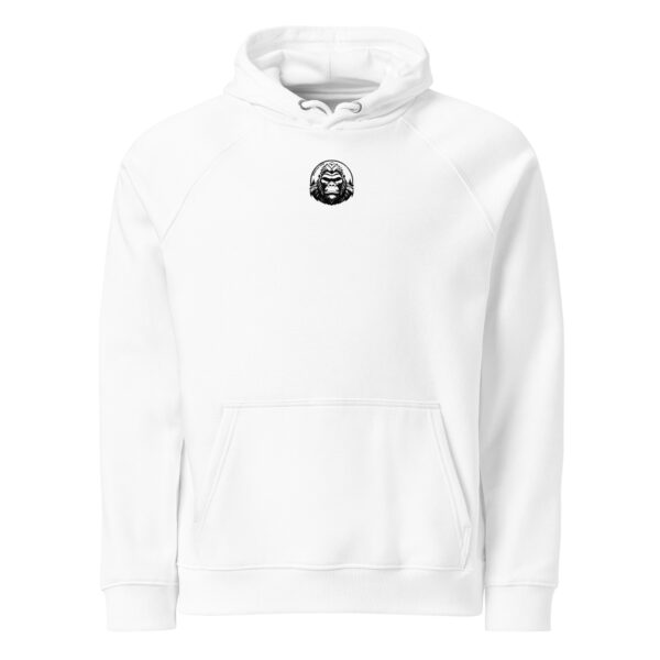 Sweat à capuche écologique Raglan unisexe "Mountain Kong : L’Appel des Cimes" – Image 3