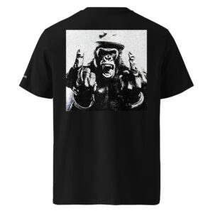 Kong Spirit - Bad Kong - "Wild Duality" - T-shirt unisexe en coton biologique