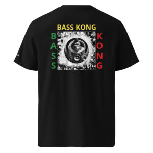 Kong Spirit - Bass Spirit - "Roots & Reverb" - T-shirt unisexe en coton biologique
