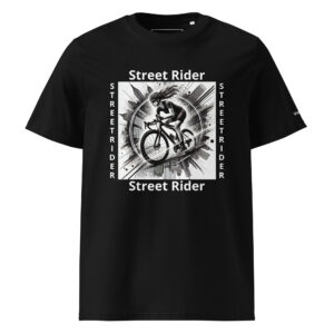 Vélo Musculaire - Street Rider - "Free Rideuse" - T-shirt unisexe en coton biologique