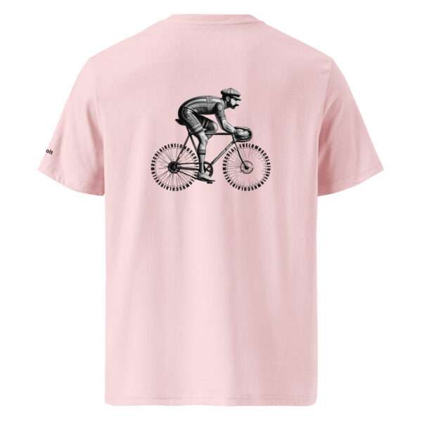 Velo Musculaire - Vélo d'Antan -  L’Esprit du Cycliste d’Hier et d’Aujourd’hui - T-shirt unisexe en coton biologique – Image 17