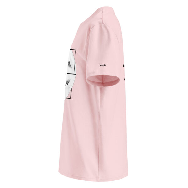 Vélo Musculaire - Vélo des cimes - « Au Sommet de ton Toit » - T-shirt unisexe en coton biologique couleurs claires – Image 22