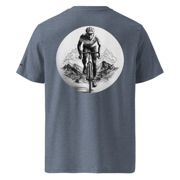 Vélo Musculaire - Vélo des Cimes - A l'Assaut des Cimes - T-shirt unisexe en coton biologique – Image 9