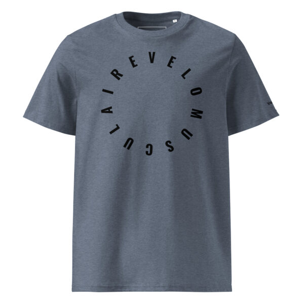 Vélo Musculaire - Vélo d'Antan -  La Roue Tourne - T-shirt unisexe en coton biologique – Image 2