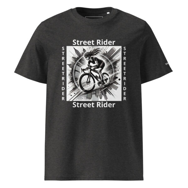 Vélo Musculaire - Street Rider - "Free Rideuse" - T-shirt unisexe en coton biologique – Image 9