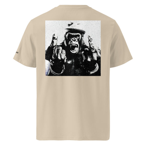 Kong Spirit - Bad Kong - "Wild Duality" - T-shirt unisexe en coton biologique couleurs claires – Image 8