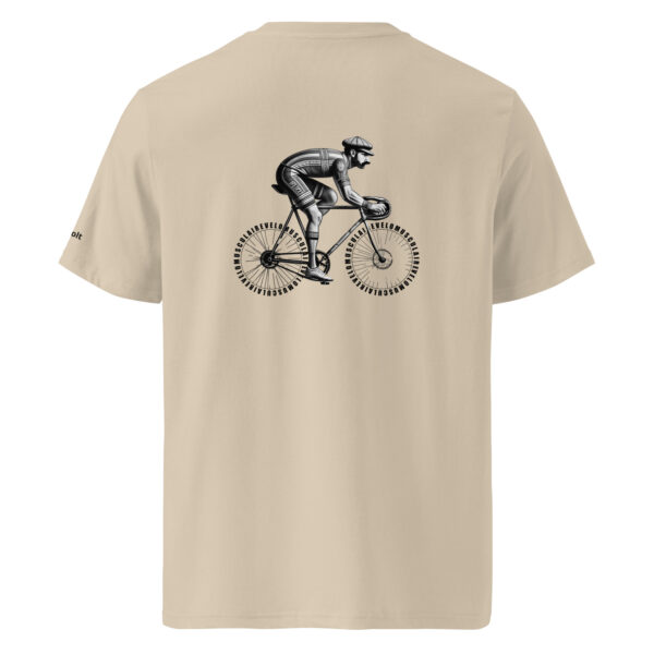 Velo Musculaire - Vélo d'Antan -  L’Esprit du Cycliste d’Hier et d’Aujourd’hui - T-shirt unisexe en coton biologique – Image 13