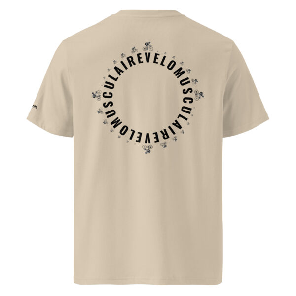 Vélo Musculaire - Vélo d'Antan -  La Roue Tourne - T-shirt unisexe en coton biologique – Image 9