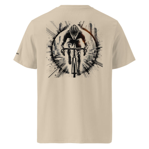 Vélo Musculaire - Street Rider - Objectif Survie - T-shirt unisexe en coton biologique – Image 9