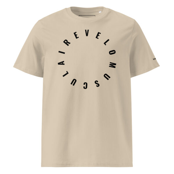 Vélo Musculaire - Vélo d'Antan -  La Roue Tourne - T-shirt unisexe en coton biologique – Image 6