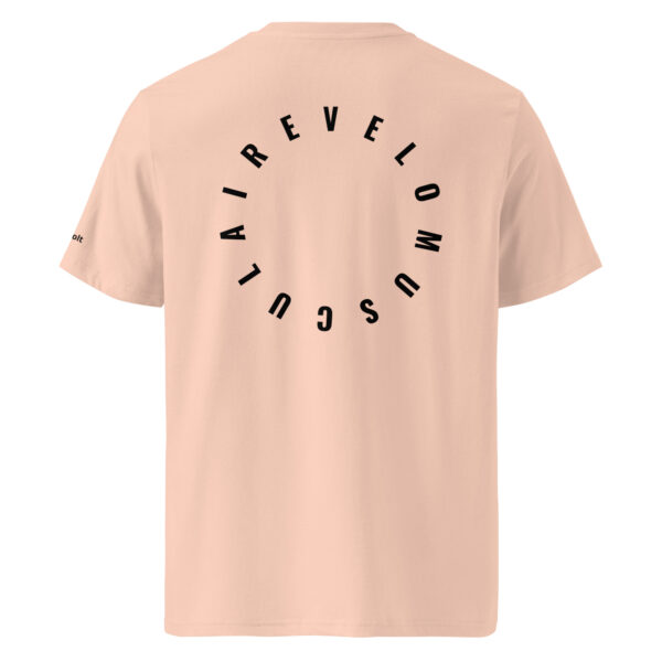 Vélo Musculaire - Vélo des cimes - « Au Sommet de ton Toit » - T-shirt unisexe en coton biologique couleurs claires – Image 20