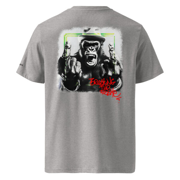 Kong Spirit - Bad Kong - « Breaking the Frame »- T-shirt unisexe en coton biologique couleurs claires
