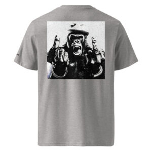 Kong Spirit - Bad Kong - "Wild Duality" - T-shirt unisexe en coton biologique couleurs claires