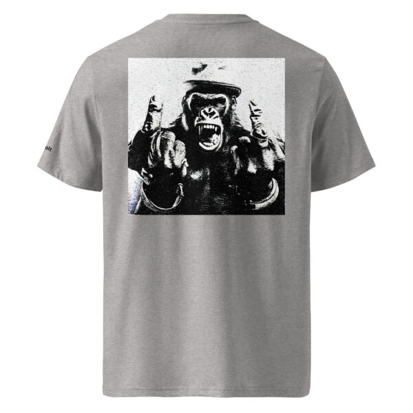 Kong Spirit - Bad Kong - "Wild Duality" - T-shirt unisexe en coton biologique couleurs claires