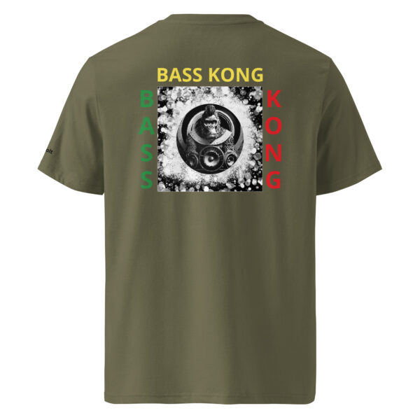 Kong Spirit - Bass Kong - "Roots & Reverb" - T-shirt unisexe en coton biologique couleurs claires