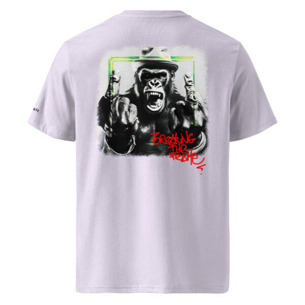 Kong Spirit - Bad Kong - « Breaking the Frame »- T-shirt unisexe en coton biologique couleurs claires – Image 12