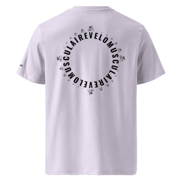 Vélo Musculaire - Vélo d'Antan -  La Roue Tourne - T-shirt unisexe en coton biologique – Image 17
