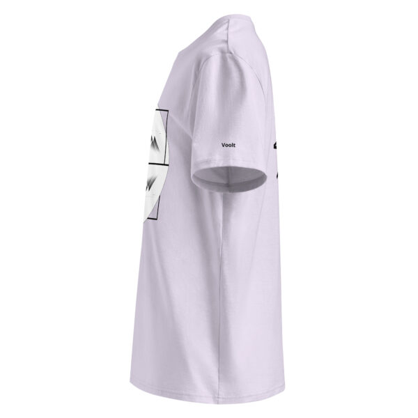 Vélo Musculaire - Vélo des cimes - « Au Sommet de ton Toit » - T-shirt unisexe en coton biologique couleurs claires – Image 26