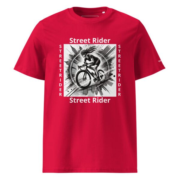 Vélo Musculaire - Street Rider - "Free Rideuse" - T-shirt unisexe en coton biologique – Image 21
