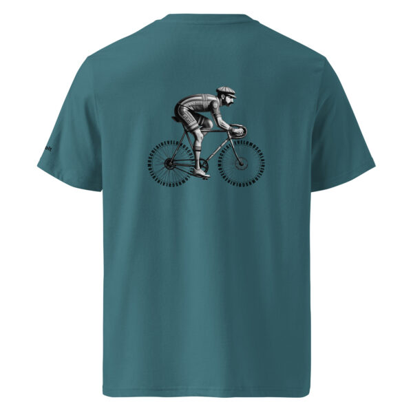 Velo Musculaire - Vélo d'Antan -  L’Esprit du Cycliste d’Hier et d’Aujourd’hui - T-shirt unisexe en coton biologique – Image 5