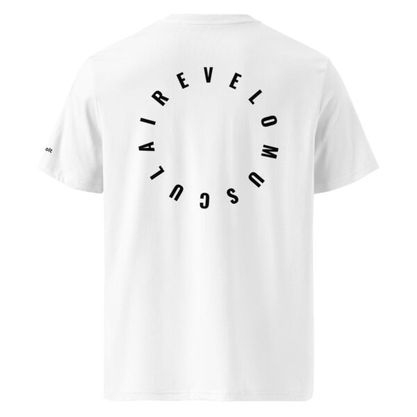 Vélo Musculaire - Vélo des cimes - « Au Sommet de ton Toit » - T-shirt unisexe en coton biologique couleurs claires – Image 32