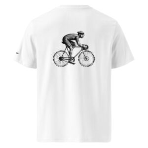 Velo Musculaire - Vélo d'Antan -  L’Esprit du Cycliste d’Hier et d’Aujourd’hui - T-shirt unisexe en coton biologique