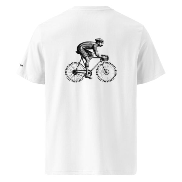 Velo Musculaire - Vélo d'Antan -  L’Esprit du Cycliste d’Hier et d’Aujourd’hui - T-shirt unisexe en coton biologique