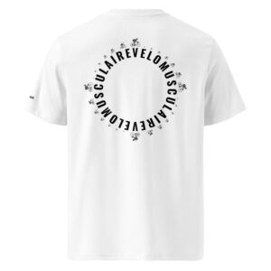 Vélo Musculaire - Vélo d'Antan -  La Roue Tourne - T-shirt unisexe en coton biologique
