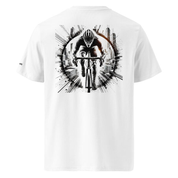 Vélo Musculaire - Street Rider - Objectif Survie - T-shirt unisexe en coton biologique