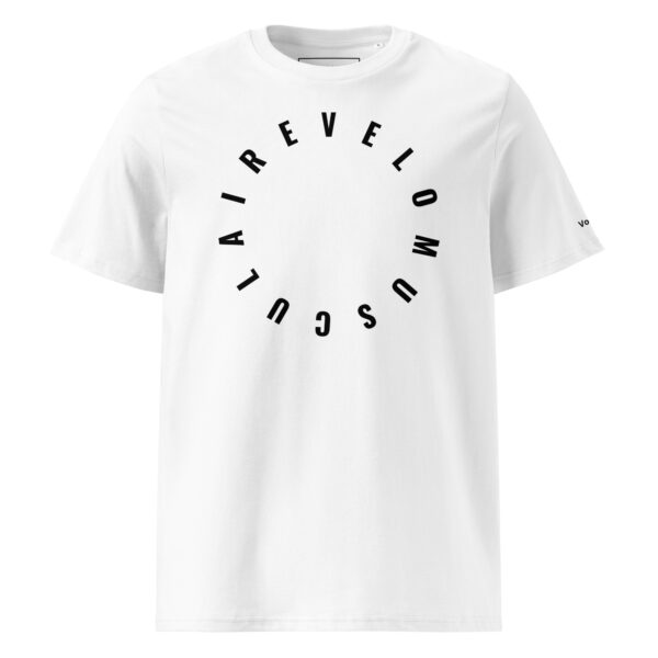 Vélo Musculaire - Vélo d'Antan -  La Roue Tourne - T-shirt unisexe en coton biologique – Image 18