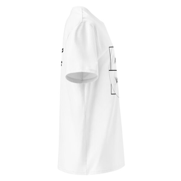 Vélo Musculaire - Vélo des cimes - « Au Sommet de ton Toit » - T-shirt unisexe en coton biologique couleurs claires – Image 31