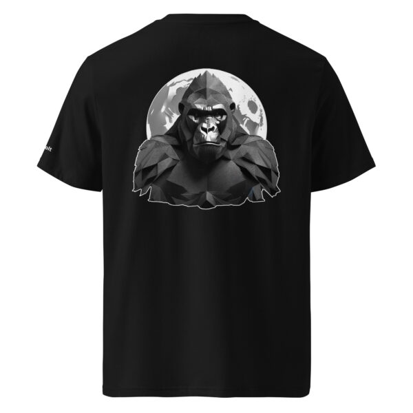 Kong Spirit - Mountain Kong - "L' Appel des Cimes" T-shirt unisexe en coton biologique couleurs sombres – Image 5