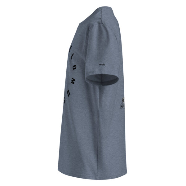 Vélo Musculaire - Vélo d'Antan - "Echappée Belle" - T-shirt unisexe en coton biologique – Image 7