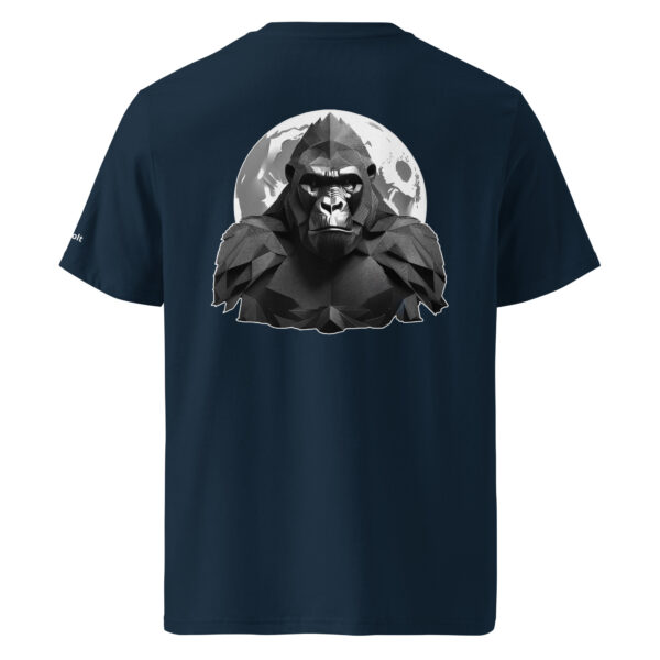 Kong Spirit - Mountain Kong - "L' Appel des Cimes" T-shirt unisexe en coton biologique couleurs sombres – Image 9