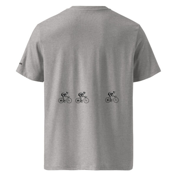 Vélo Musculaire - Vélo d'Antan - "Echappée Belle" - T-shirt unisexe en coton biologique – Image 13