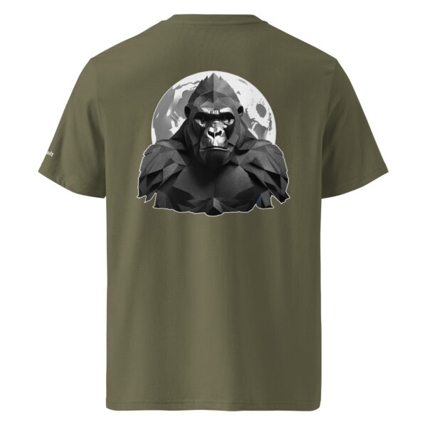 Kong Spirit - Mountain Kong - "L' Appel des Cimes" T-shirt unisexe en coton biologique couleurs sombres