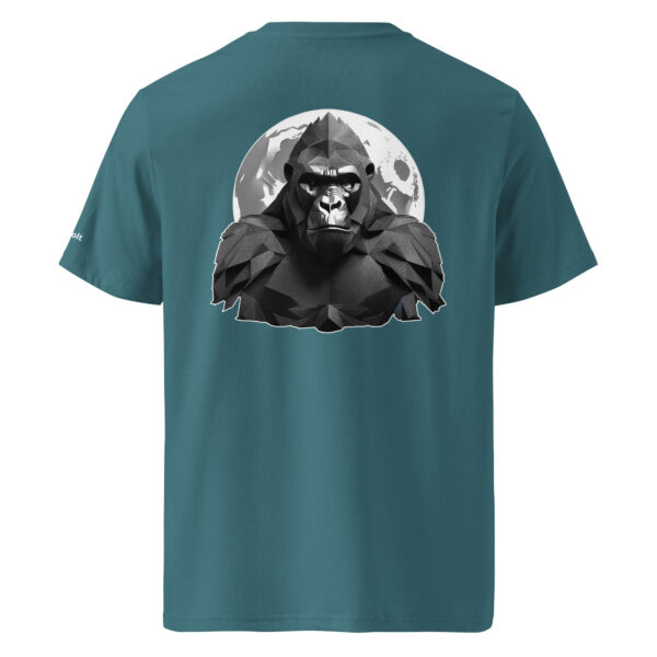 Kong Spirit - Mountain Kong - "L' Appel des Cimes" T-shirt unisexe en coton biologique couleurs sombres – Image 21