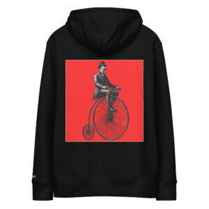 Vélo Musculaire - Vélo d'Antan - "Boomer Bike – Édition Noire & Rouge" Sweat écologique basique unisexe