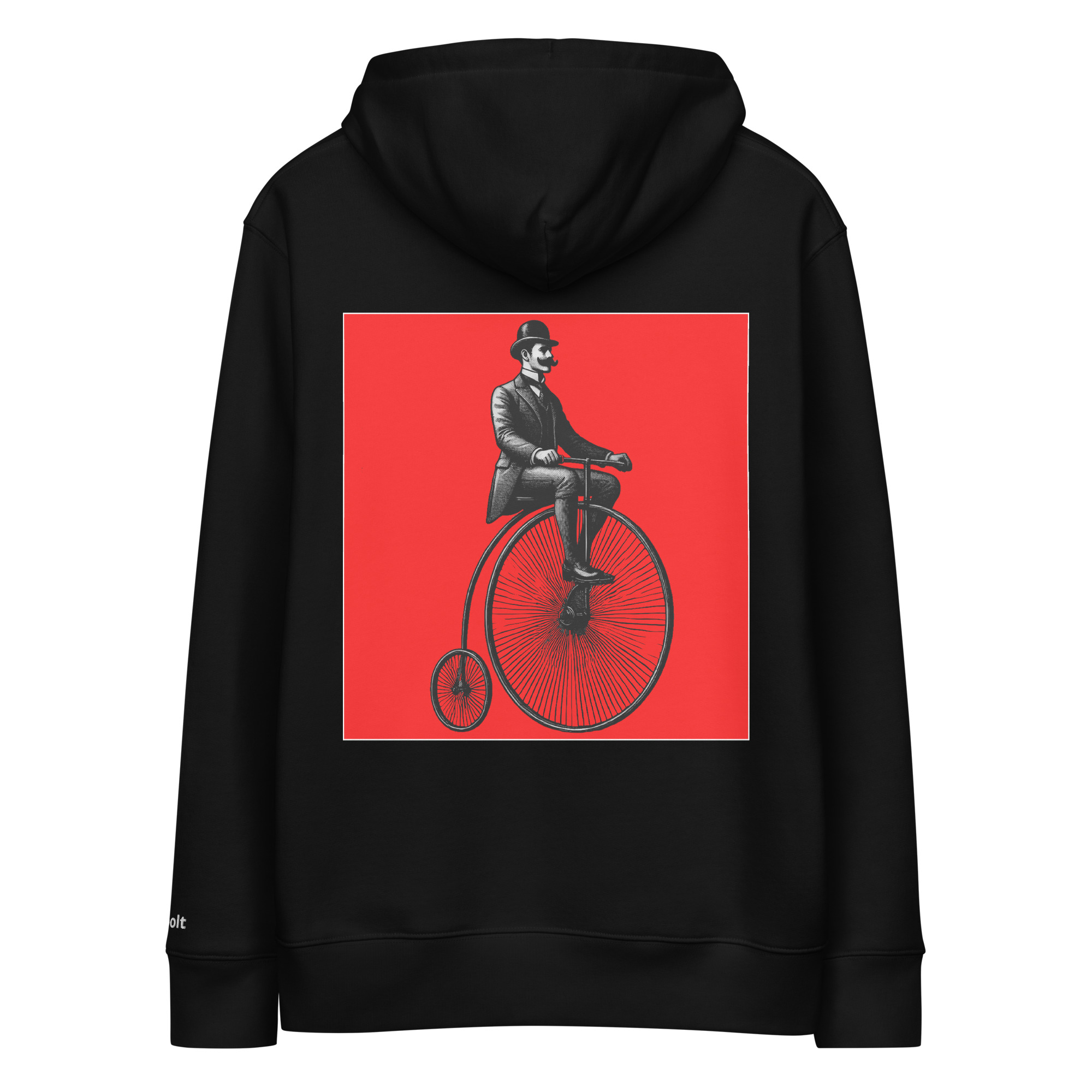 Vélo Musculaire - Vélo d'Antan - "Boomer Bike – Édition Noire & Rouge" Sweat écologique basique unisexe