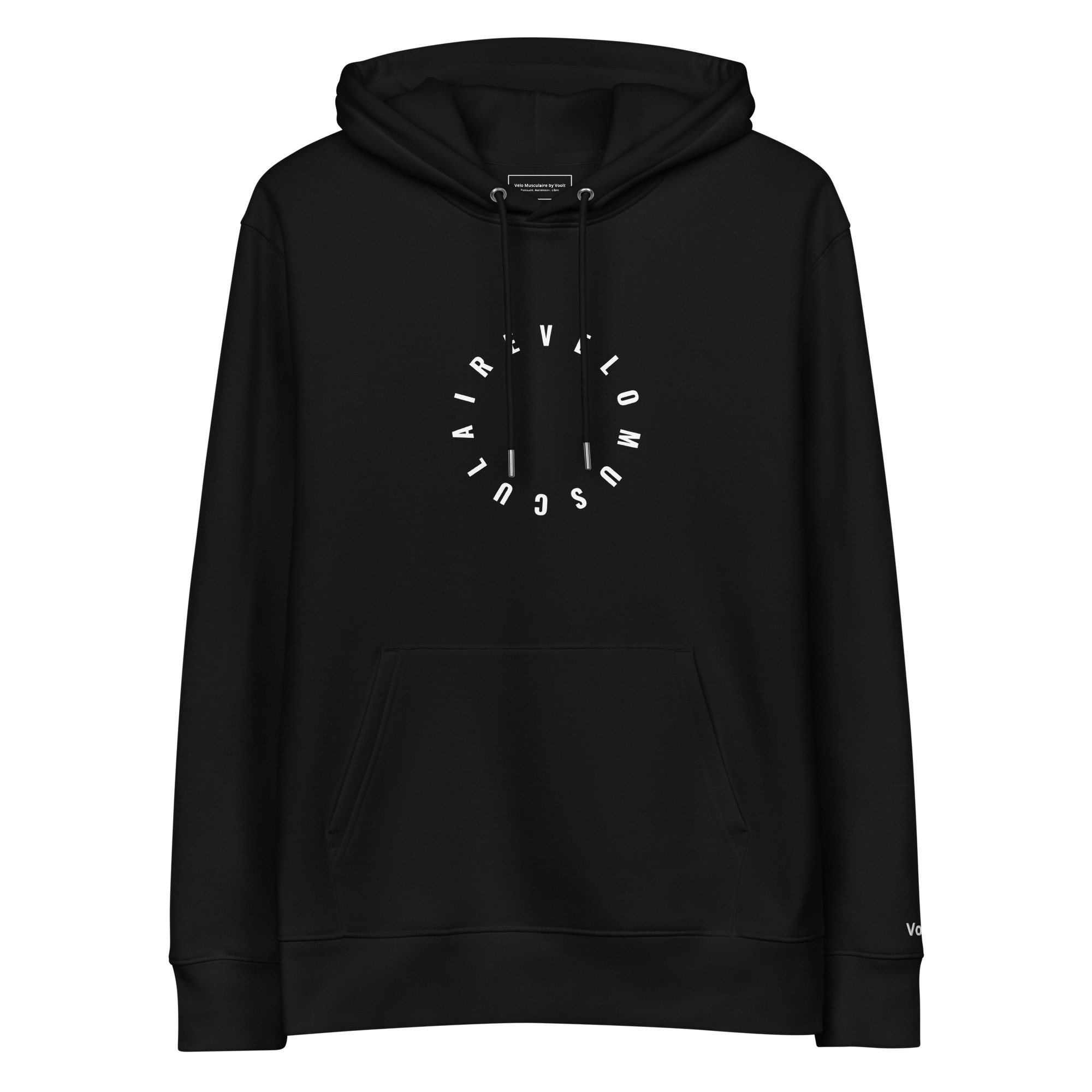 Vélo Musculaire - Vélo d'Antan - "Boomer Bike – Édition Noire & Rouge" Sweat écologique basique unisexe – Image 2